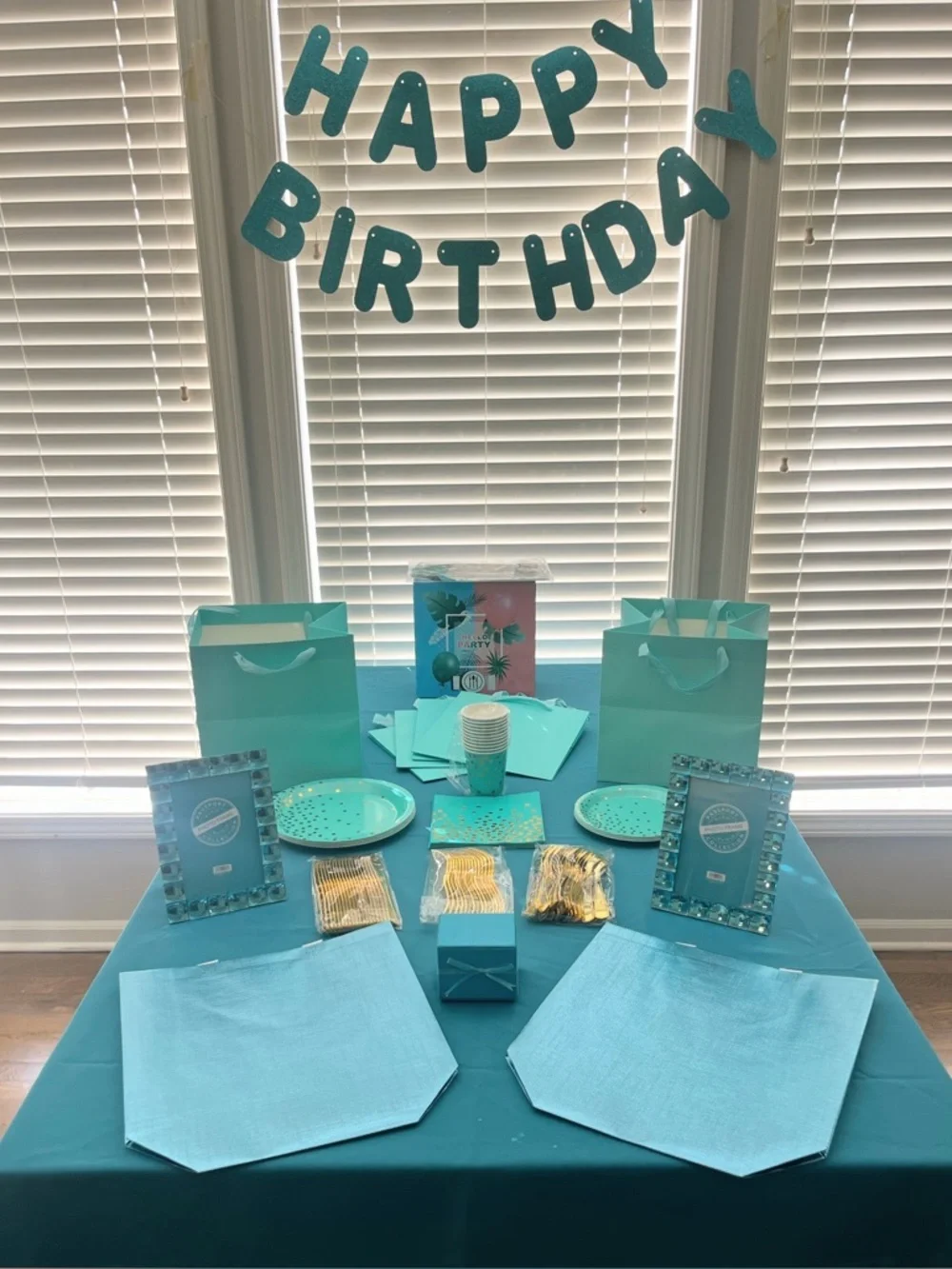 Turquoise Party Decoration Set